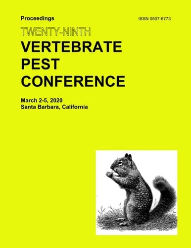 PROCEEDINGS TWENTY-NINTH VERTEBRATE PEST CONFERENCE.