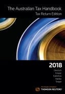 Australian Tax Handbook Tax Return Edition 2018