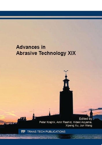 Advances in Abrasive Technology XIX