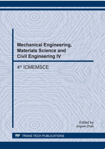 Mechanical Engineering, Materials Science and Civil Engineering IV