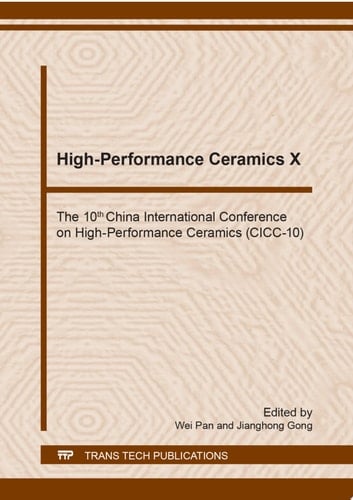 High-Performance Ceramics X