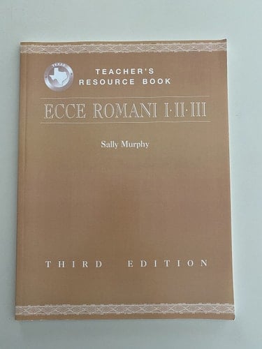 Ecce Romani I-II-III (1-2-3) Teacher's Resource Book (Florida)