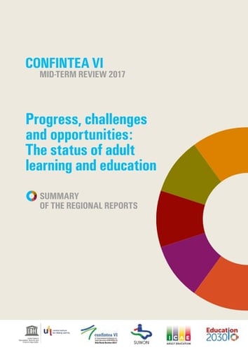 CONFINTEA VI Mid-Term Review 2017 Progress, challenges, and opportunities; the status of adult learning and education; summary of the regional reports