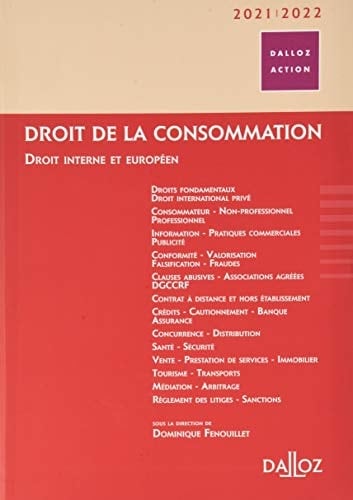 Droit de la consommation droit interne et européen