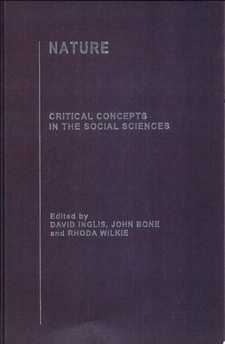 Nature: From nature to natures : contestation and reconstruction