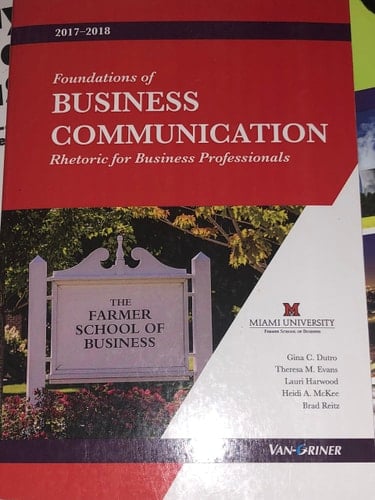 Foundations of Business Communication Rhetoric for Business Professionals