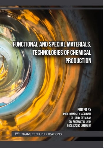 Functional and Special Materials, Technologies of Chemical Production