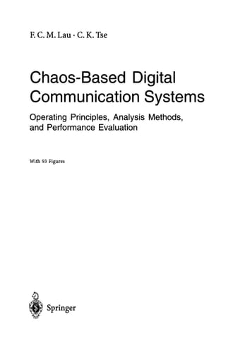 Chaos-Based Digital Communication Systems