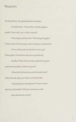 Requiem for the Orchard