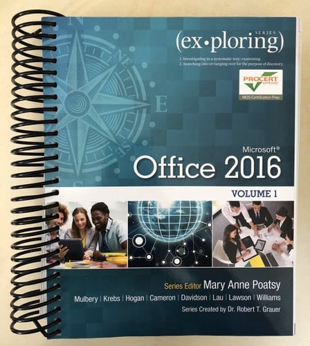Exploring Microsoft Office Excel 2016 Comprehensive