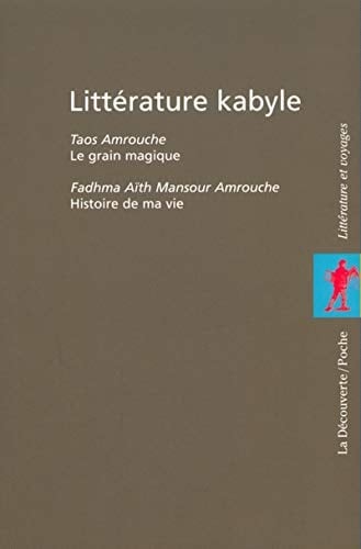 Littérature kabyle Coffret 2 Volumes : Le grain magique. Histoire de ma vie