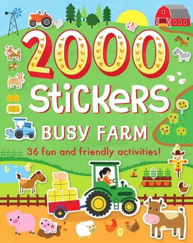 2000 Stickers Busy Farm