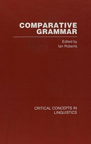 Comparative Grammar: Early work (pre-1980)