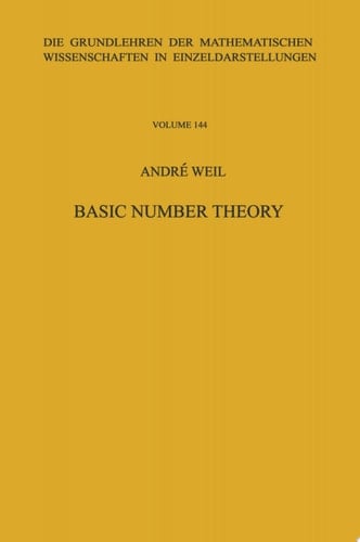 Basic Number Theory.