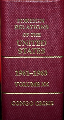 Foreign Relations of the United States 1961-1963