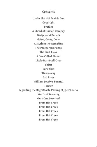 Under the Hot Prairie Sun Blood, Dust, and Destiny on the Plains