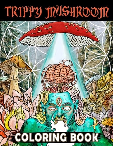 Trippy Mushroom Coloring Book: Enchanted Mushroom Coloring Pages For Drawing And Relaxation | Including 30 Illustrations Pages Inside | Special Gifts | White Elephants Gifts