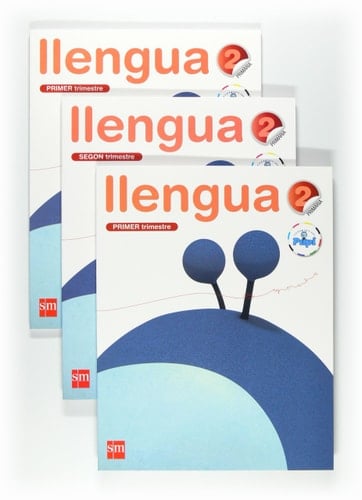Llengua. 2 Primària. Connecta amb Pupi. Trimestres