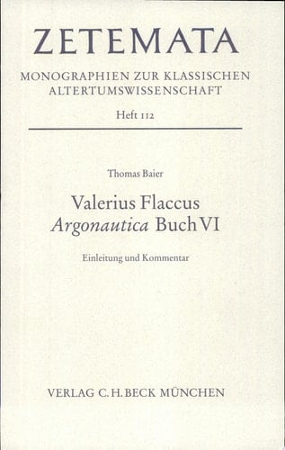 Valerius Flaccus Argonautica Buch sechs