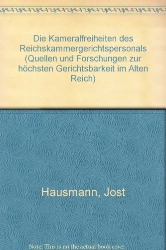 Quellen und Forschungen zur höchsten Gerichtsbarkeit im alten Reich Manfred Uhlhorn: Der Mandatsprozess sine clausula des Reichshofrats