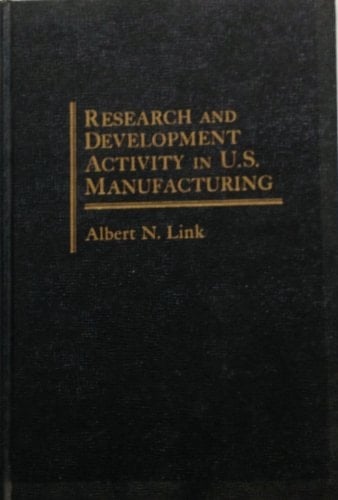 Research and development activity in U.S. manufacturing
