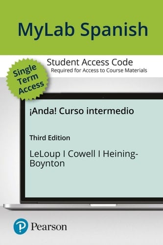 ¡Anda! Curso intermedio -- MyLab Spanish with Pearson eText, 2020 Update