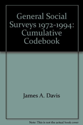 General Social Surveys, 1972-1980 Cumulative Codebook