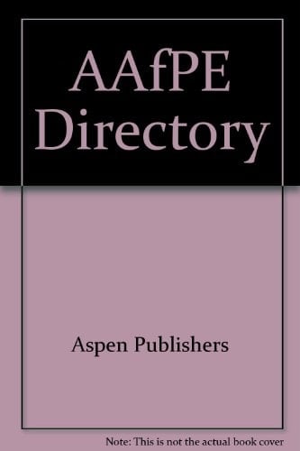 AAfPE Directory, 2002
