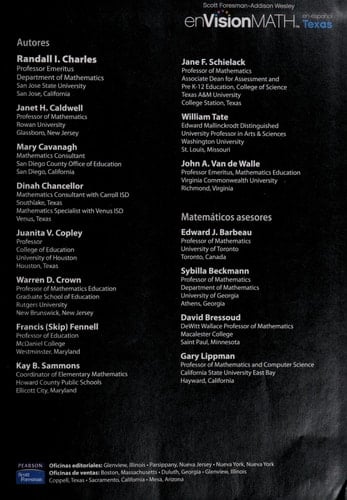 Scott Foresman-Addison Wesley EnVisionMATH Texas