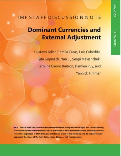 Dominant Currencies and External Adjustment