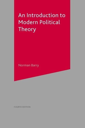 An Introduction to Modern Political Theory