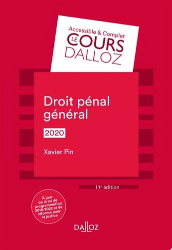 Droit pénal général 2020 - 11e éd.