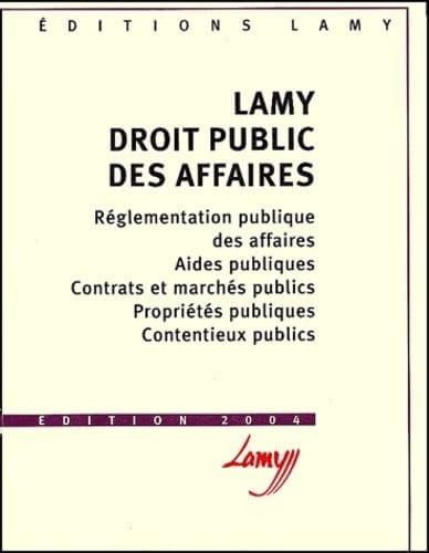 Lamy droit public des affaires