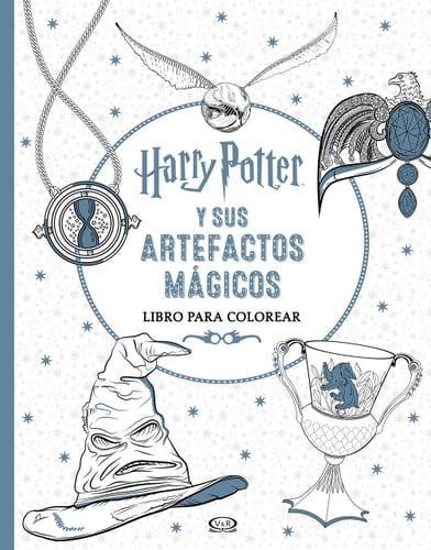Harry Potter y sus artefactos mágicos Libro para colorear