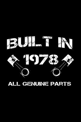 1978 Birthday engineers mechanics Journal Book: 1978 Birthday engineers mechanics Journal Book