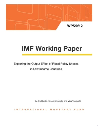 Exploring the Output Effect of Fiscal Policy Shocks in Low Income Countries