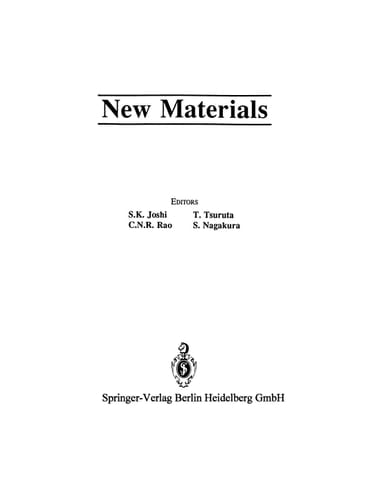 New Materials