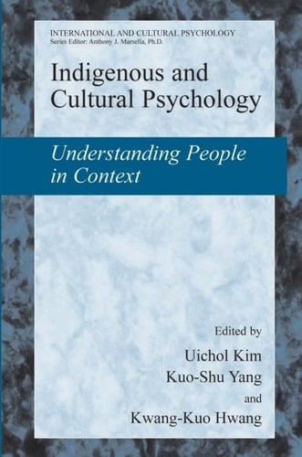 Indigenous and Cultural Psychology