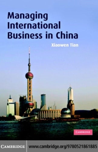 Managing International Business in China