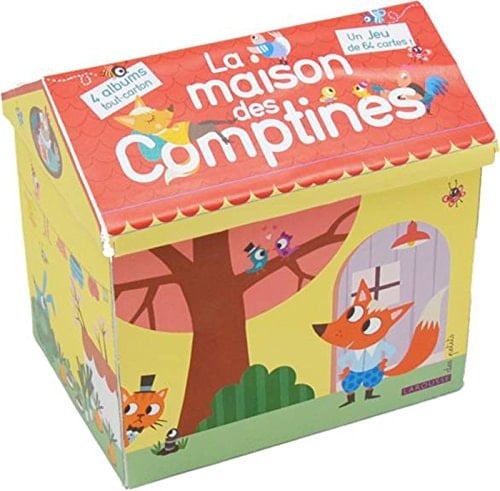 La maison des Comptines Contient : 64 cartes et 4 livres