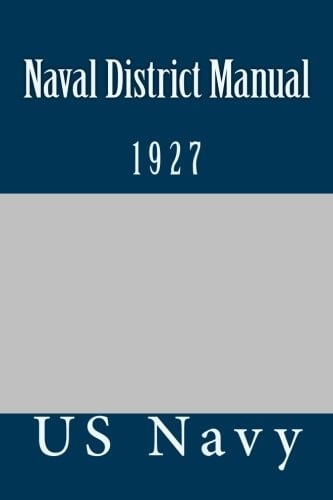 Naval District Manual 1927