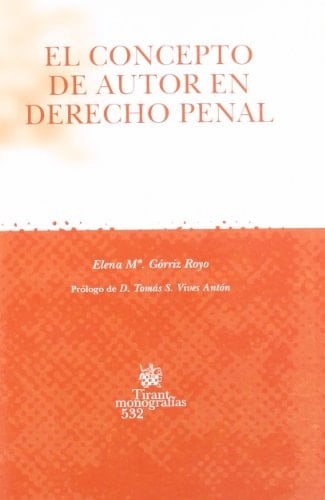 El concepto de autor en derecho penal