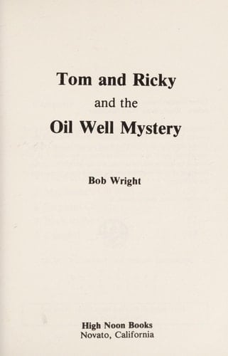 The Oil Well Mystery