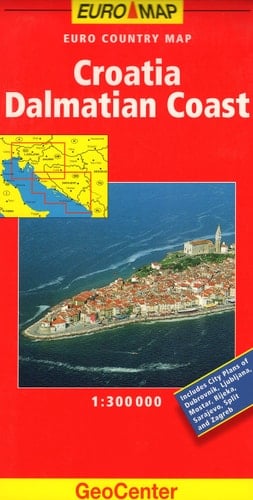 Croatia/Dalmatian Coast Euro Map