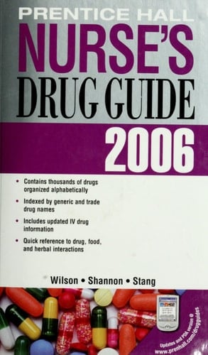 Prentice Hall Nurse's Drug Guide 2006