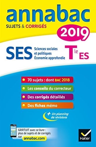 Sciences économiques et sociales Tle ES - Sciences sociales et politiques, écono Sujets et corrigés