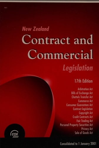 New Zealand Contract and Commercial Legislation