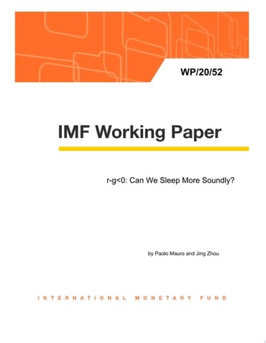 r minus g negative: Can We Sleep More Soundly?