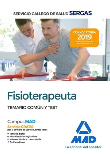 Fisioterapeuta del Servicio Gallego de Salud. Temario común y test (Spanish Edition)
