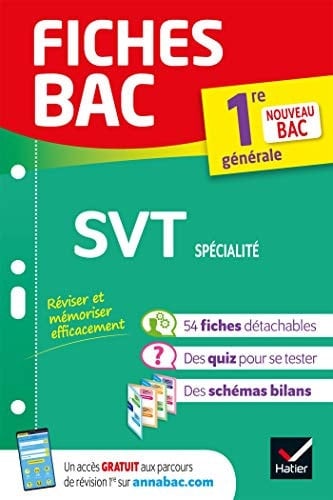 SVT spécialité 1re